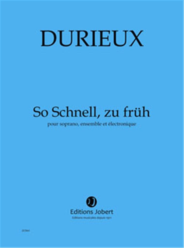So Schnell, zu früh